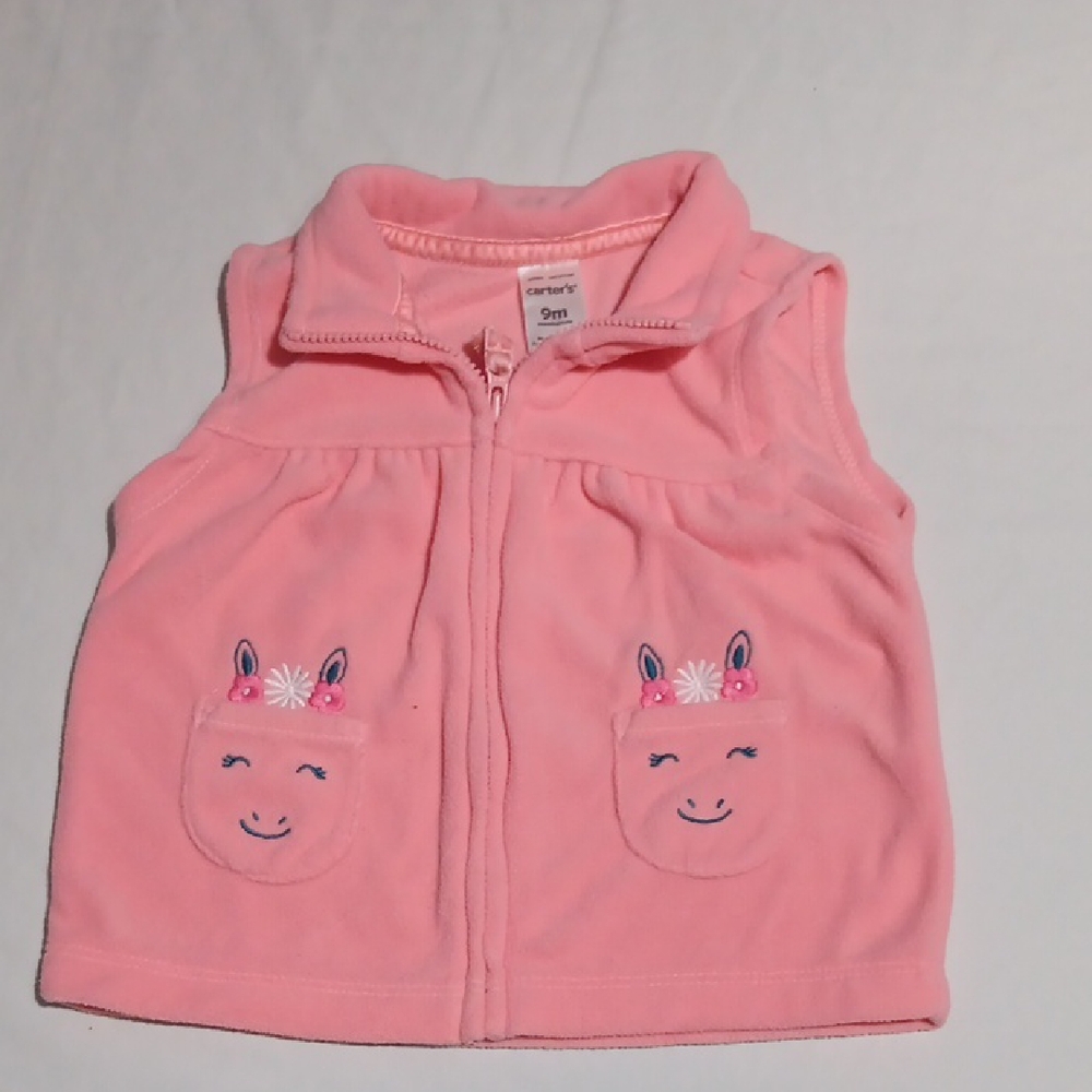 Carter's Soft Pink Baby Vest